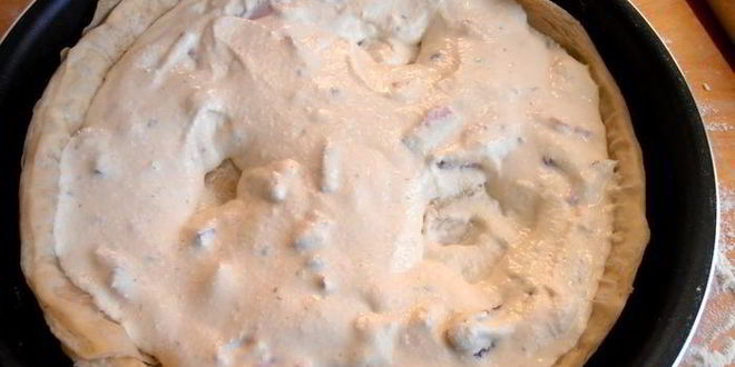 Рецепт глазуньи в съедобной сковородке