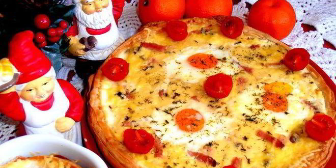 Рецепт глазуньи в съедобной сковородке