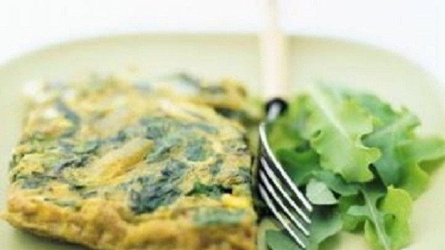 Рецепт яичницы-болтуньи со шпинатом