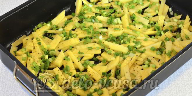 Рецепт яичницы с картофелем