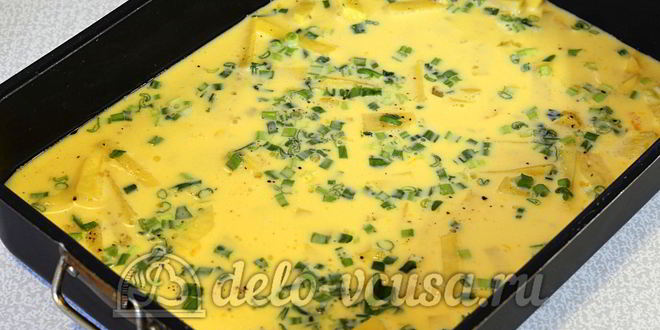 Рецепт яичницы с картофелем