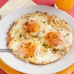 Рецепт Яичницы с луком