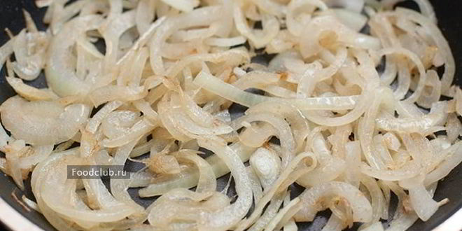 Рецепт яичницы с луком