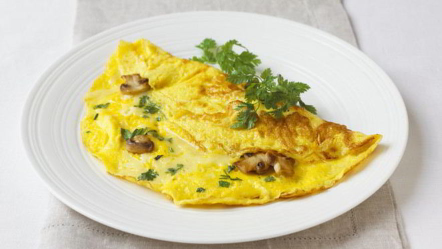 Рецепт яичницы с молоком