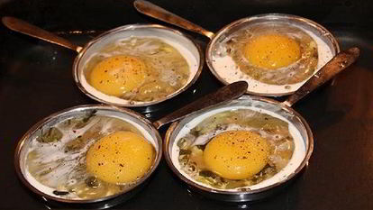 Рецепт Яичницы в духовке