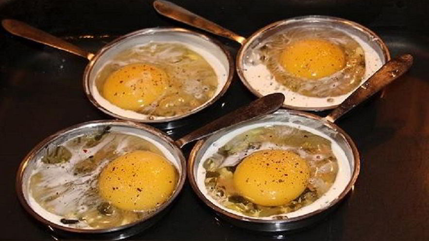 Рецепт яичницы в духовке