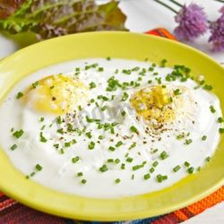 Рецепт Яичницы в микроволновке