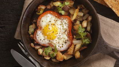 Рецепт Яичницы в перце