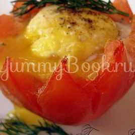 Рецепт Яичницы в помидоре