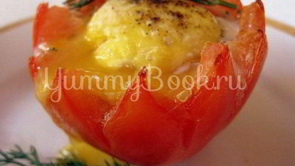 Рецепт Яичницы в помидоре