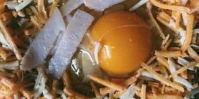 Рецепт яичницы в тосте