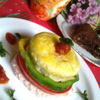 Рецепт Запеченной яичницы на завтрак