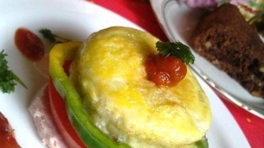 Рецепт запеченной яичницы на завтрак