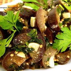 Рецепт Закуски из маринованных баклажанов