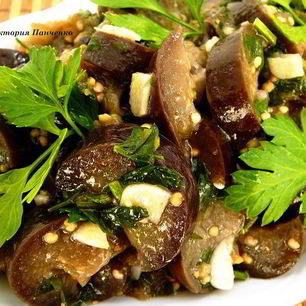 Рецепт Закуски из маринованных баклажанов