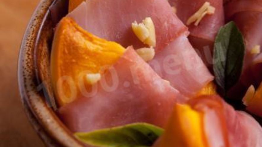 Рецепт закуски из персиков