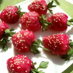 Рецепт Закуски с сельдью Клубничка