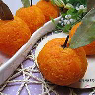 Рецепт Закуски Сырные мандаринки