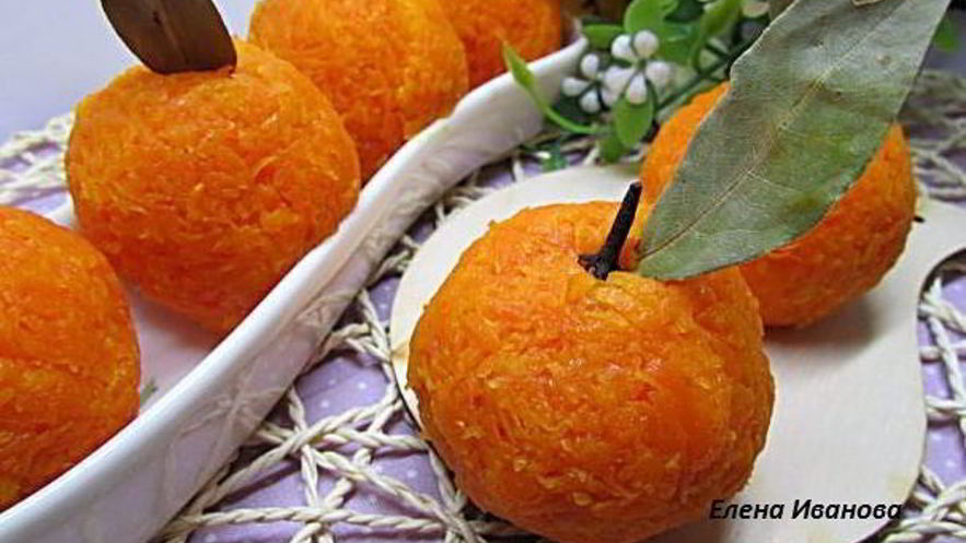 Рецепт закуски сырные мандаринки