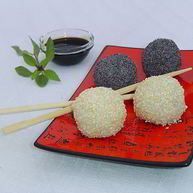 Рецепт Закуски в японском стиле Черное и белое