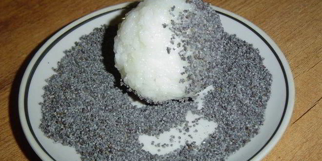 Рецепт закуски в японском стиле черное и белое