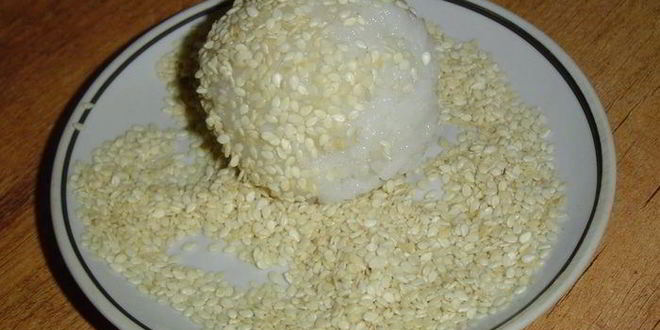 Рецепт закуски в японском стиле черное и белое