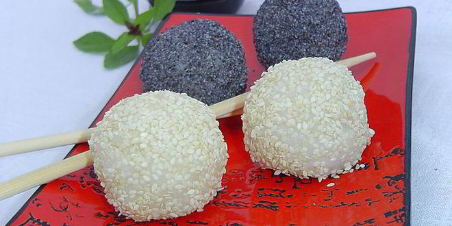 Рецепт закуски в японском стиле черное и белое