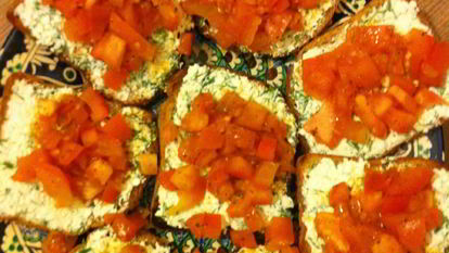 Рецепт закусок с чесноком