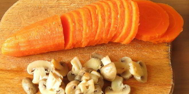 Рецепт грибного заливного постного