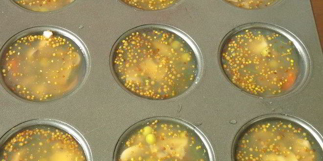 Рецепт грибного заливного постного