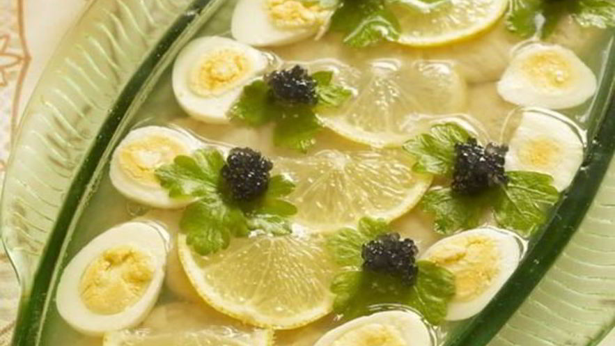 Рецепт царского заливного из осетра