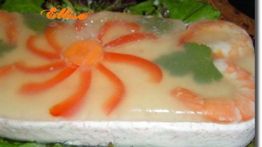 Рецепт заливного фантазии на тему моря