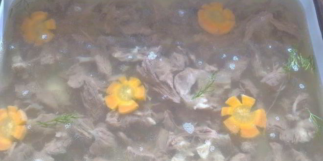 Рецепт заливного из говядины