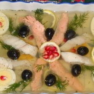 Рецепт Заливного из красной рыбы