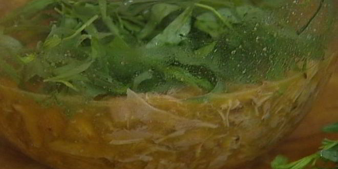 Рецепт заливного из кролика со сладким перцем