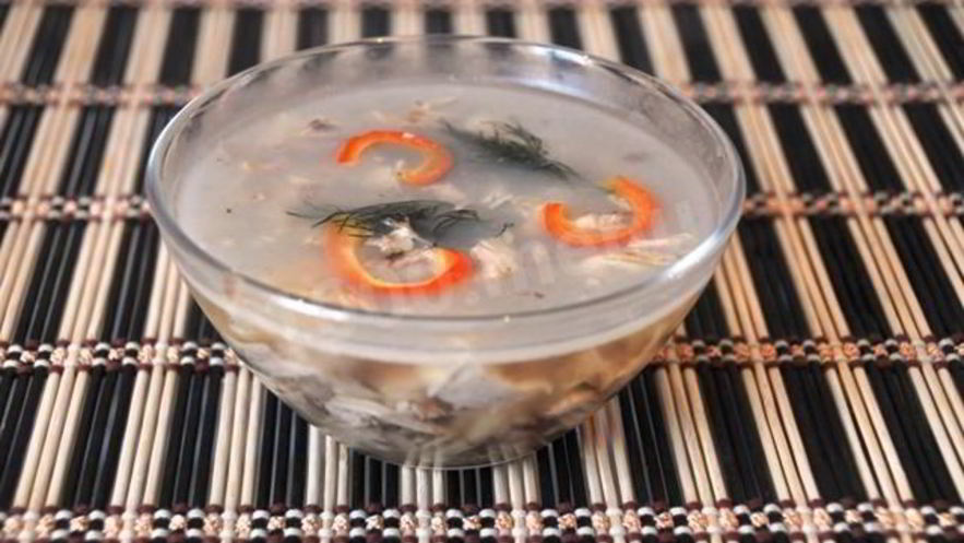 Рецепт заливного из курицы с желатином
