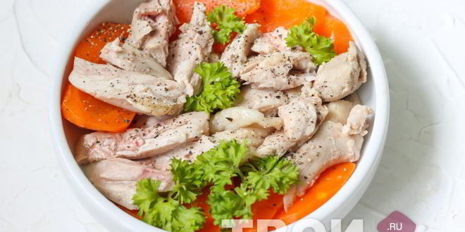 Рецепт заливного из курицы