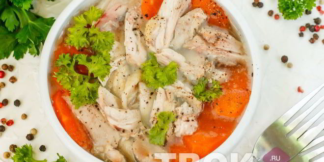 Рецепт заливного из курицы