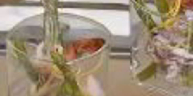 Рецепт заливного из морепродуктов в бокалах