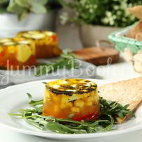 Рецепт Заливного из овощей с сыром Моцарелла