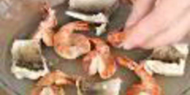 Рецепт заливного из судака и креветок