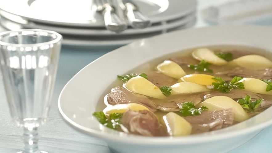 Рецепт заливного из утки с яблоками