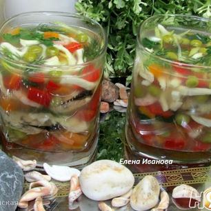 Рецепт Заливного Морского дна