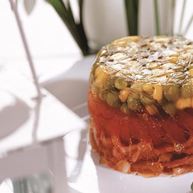 Рецепт Заливного с горошком и кукурузой