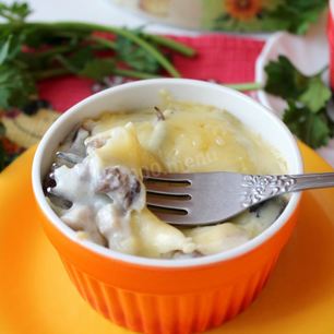 Рецепт Классического жульена с курицей