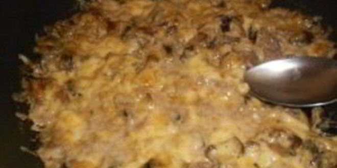 Рецепт жульена из говядины с грибами