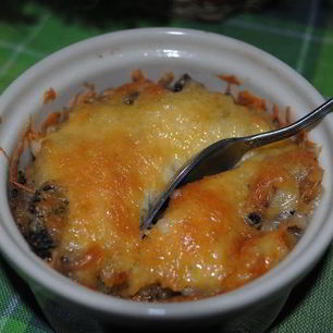 Рецепт Жульена с копченой индейкой