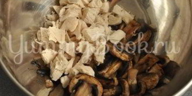 Рецепт жюльена с курицей и грибами