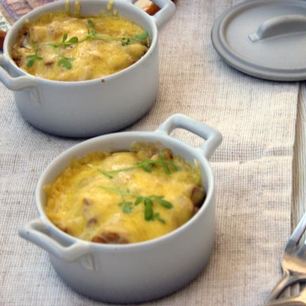 Рецепт Жюльена с курицей и лисичками