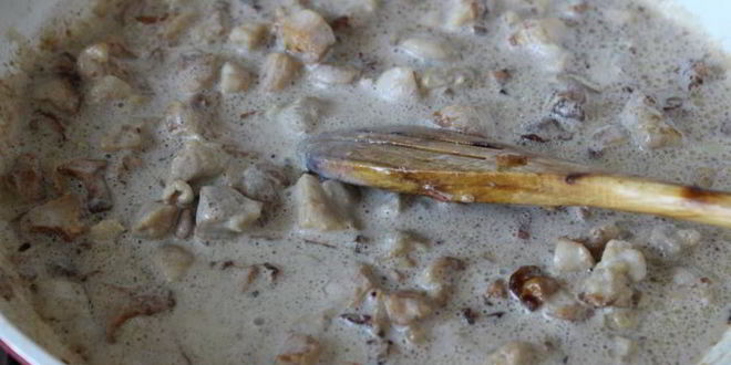 Рецепт жюльена с курицей и лисичками